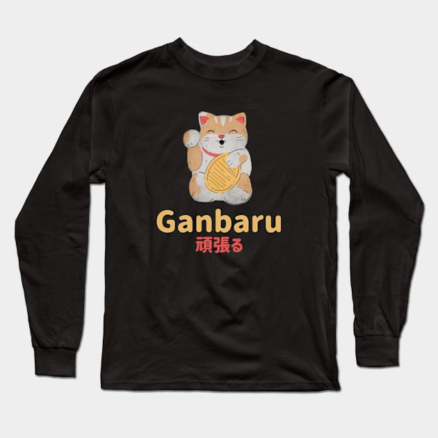 Meneki-Neko! Japanese Lucky symbol! Long Sleeve T-Shirt by Johan13